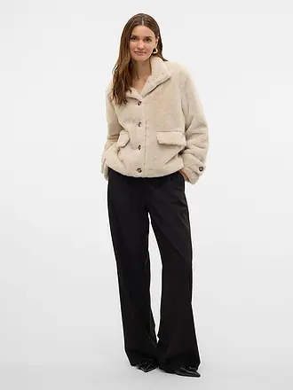 VERO MODA | Veste aspect fourrure VMSONJAEVA | beige